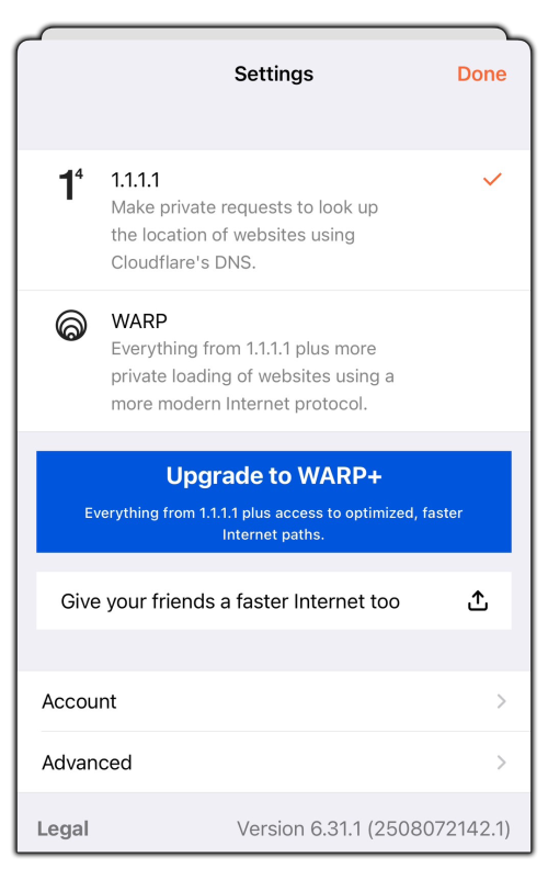 เชื่อมต่อ UFAAXA ได้อย่างรวดเร็วด้วยแอป Warp